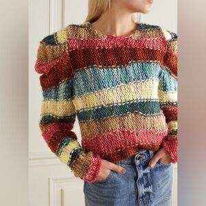 Ulla Johnson NWT Violeta Striped wool sweater